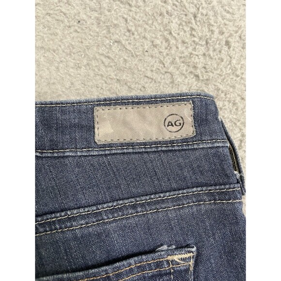 ag adriano goldschmied the stevie capri size 28 Mid Rise Medium Wash Jeans - Picture 9 of 12